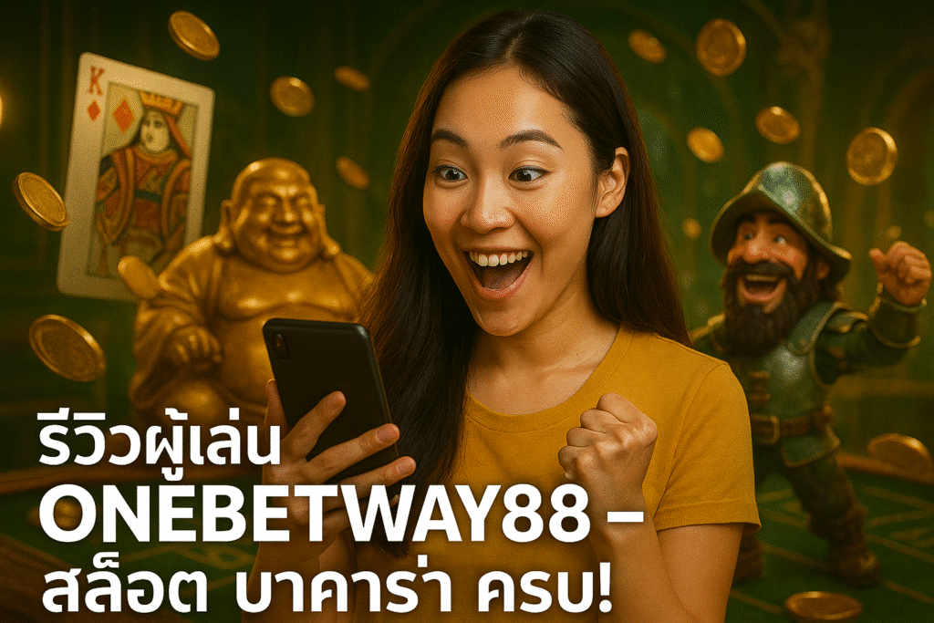 รีวิวผู้เล่น ONEBETWAY88–สล็อต บาคาร่า ครบ