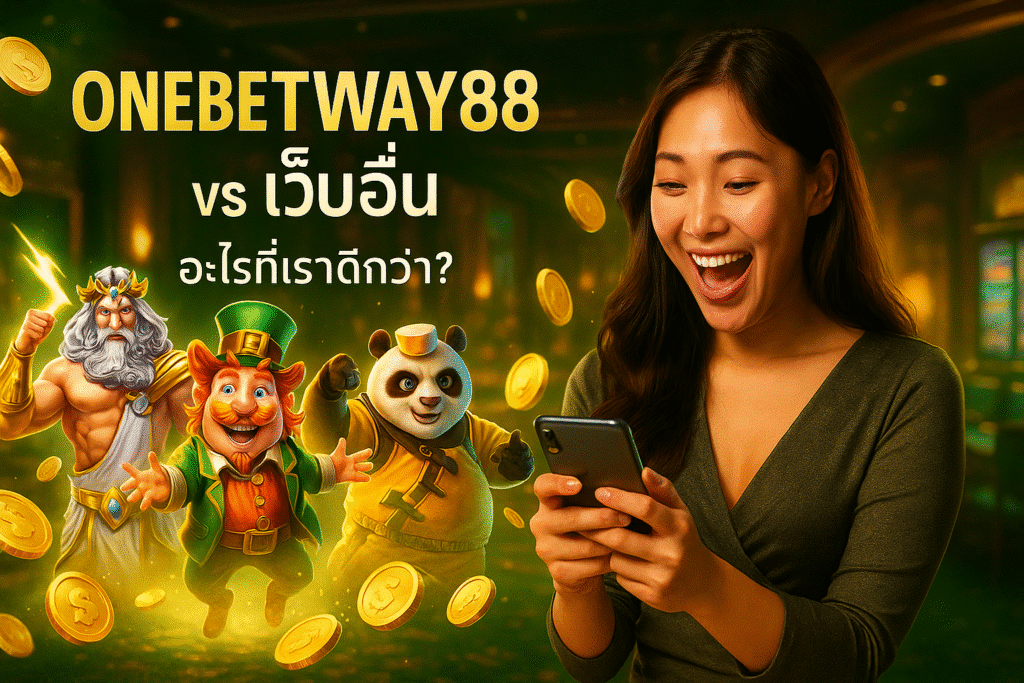 ONEBETWAY88 vs เว็บอื่น