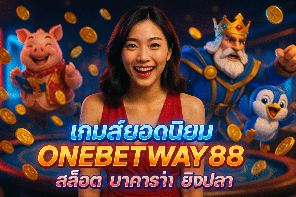เกมส์ยอดนิยม ONEBETWAY88 สล็อต บาคาร่า ยิงปลา