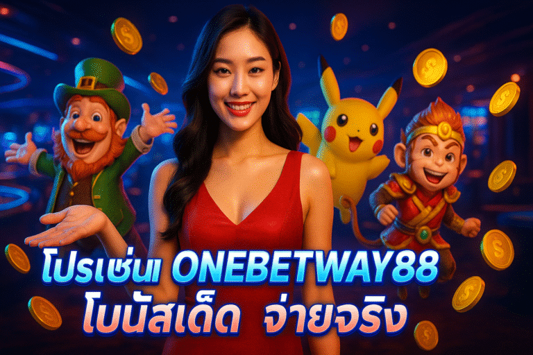โปรโมชั่น ONEBETWAY88 โบนัสเด็ด จ่ายจริง