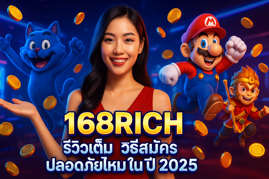 168RICH รีวิวเต็ม วิธีสมัคร ปลอดภัยไหมในปี 2025